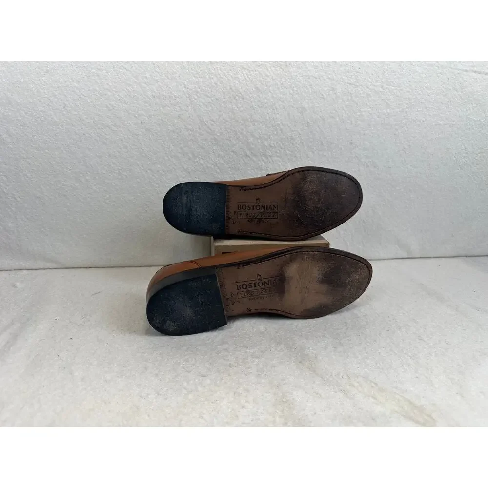 Bostonian Florentine Horsebit Loafers Model #24683 Men SZ 7.5 Dress Shoes Italy